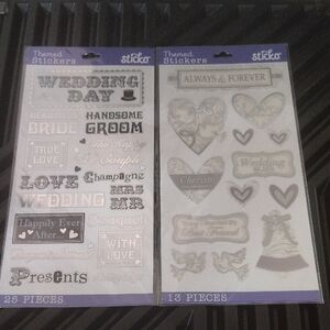 3 For $10🆕38 Wedding Themed Stickers NIP